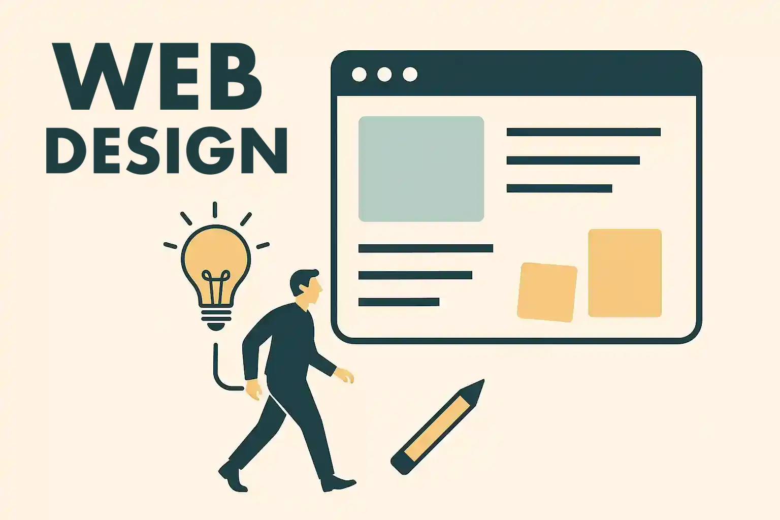 Web design illustration